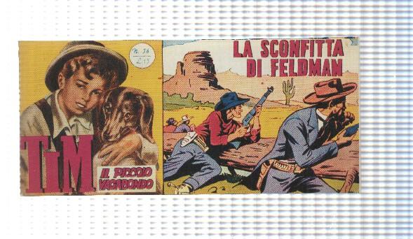 facsimil en italiano: Tim num 56, il Piccolo Vagabondo - La Sconfitta di Feldman