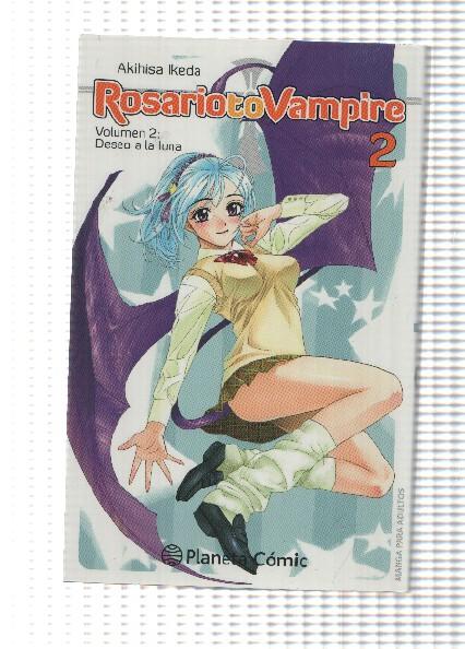 Manga: Rosario to Vampire vol. 2 - Deseo a la luna
