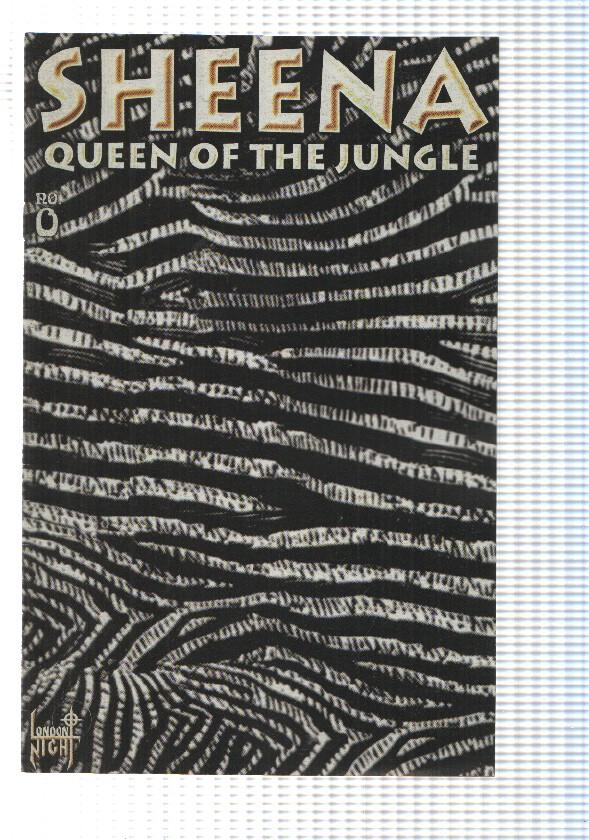 London Knight: (zebra cover) Sheena num 0, Queen of the Jungle 