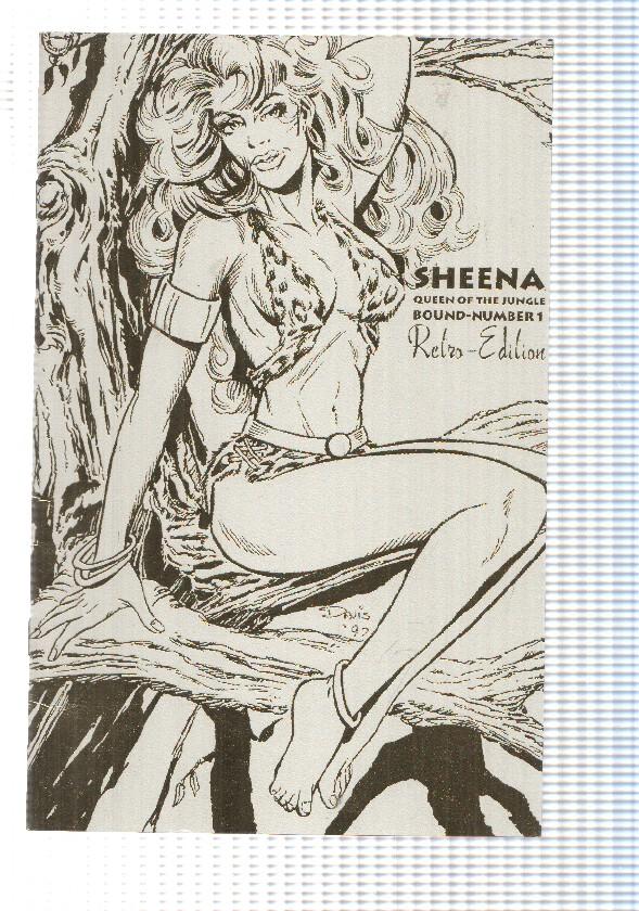 London Knight: Sheena num 1 Gold, retro edition, Queen of the Jungle. Bound
