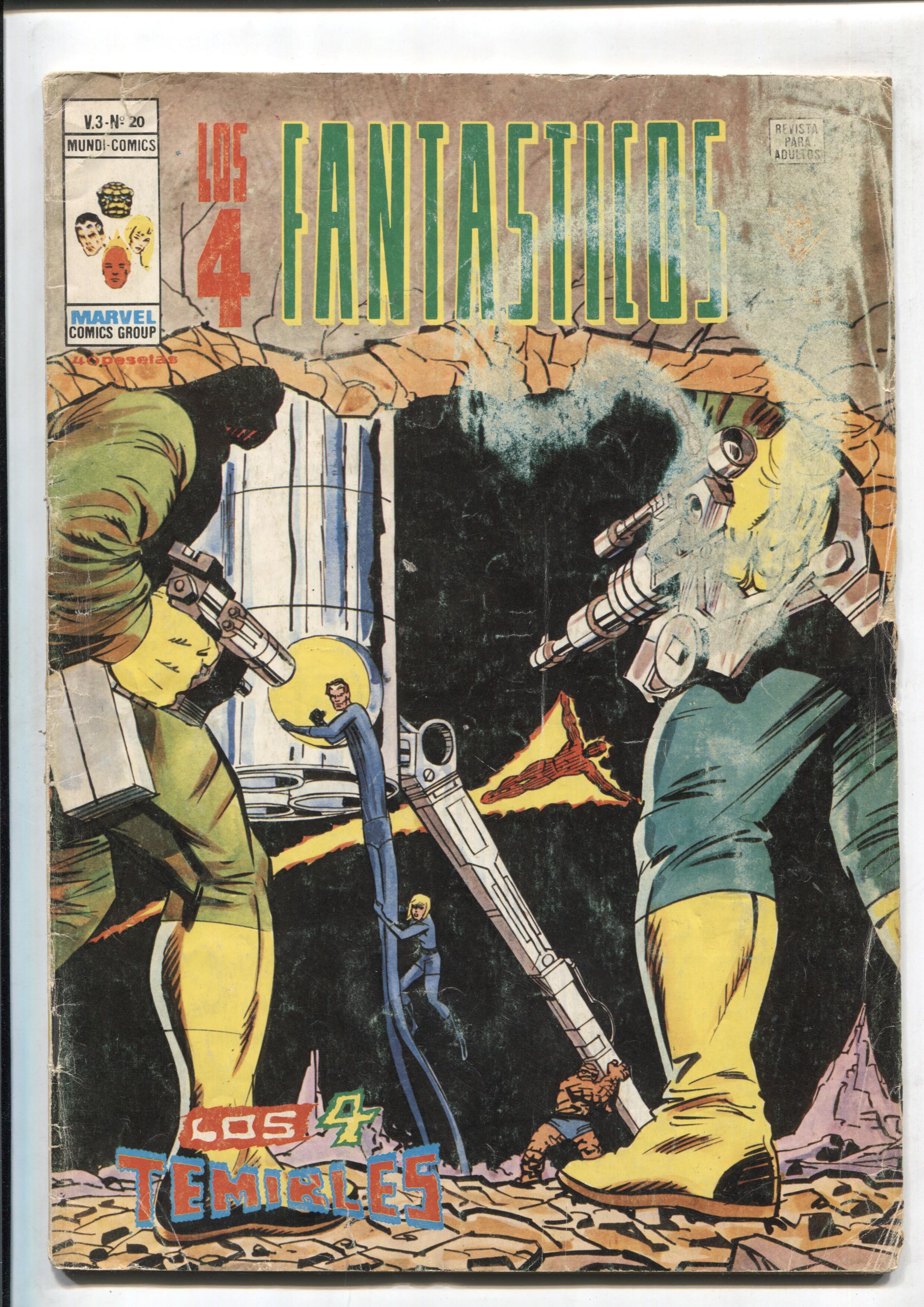 Vertice: Los 4 Fantasticos volumen 3 numero 20 (numerado 1 en trasera)