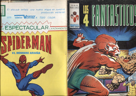 Vertice: Los 4 Fantasticos volumen 3 numero 19 (numerado 1 en trasera)