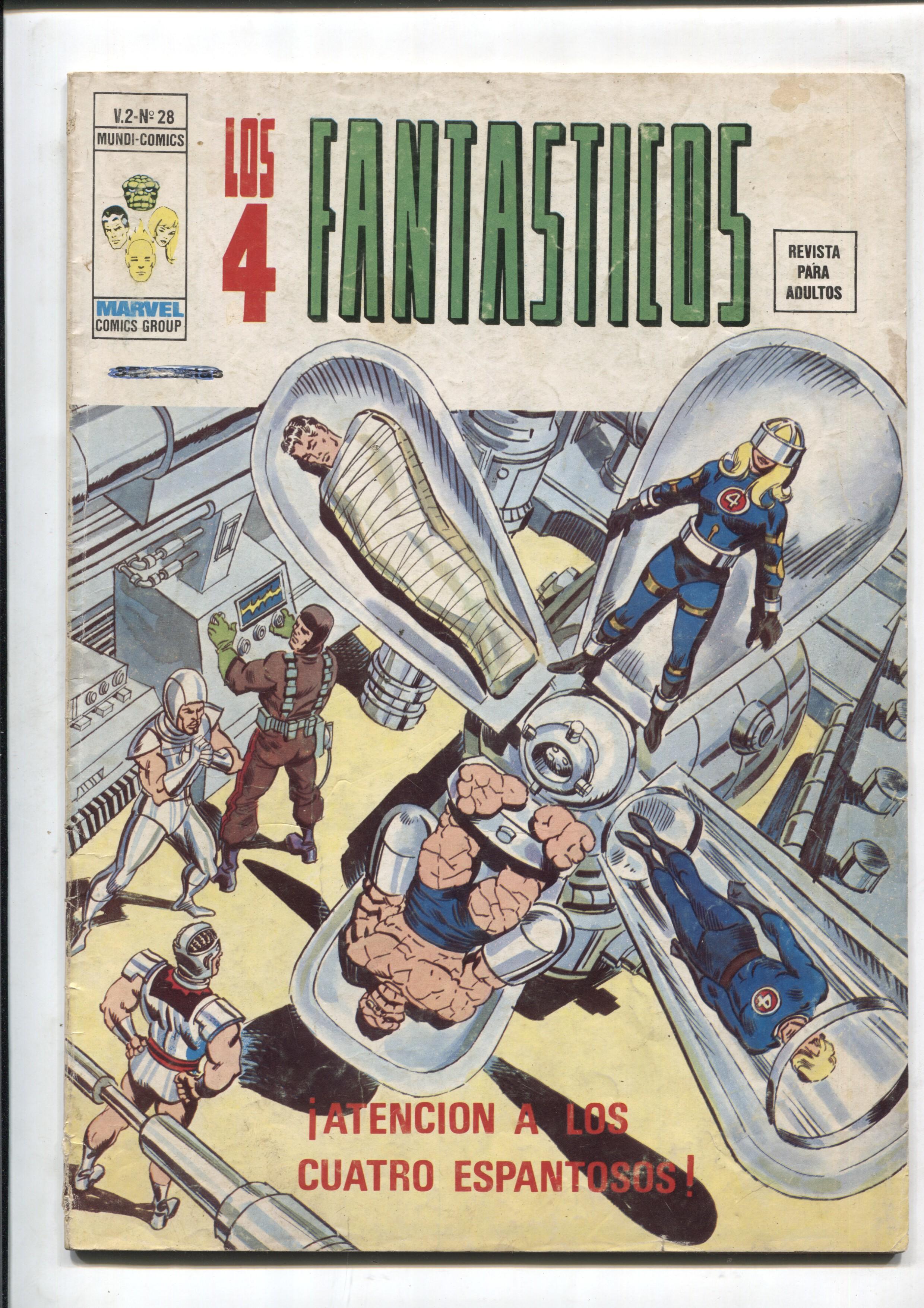 Vertice: Los 4 Fantasticos volumen 2 numero 29: Atencion a los cuatro espantosos
