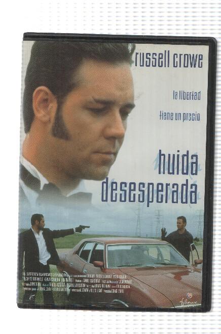 DVD pelicula: Huida desesperada. Dirigida por Craig Lahiff con Russel Crove, Youki Kudoh