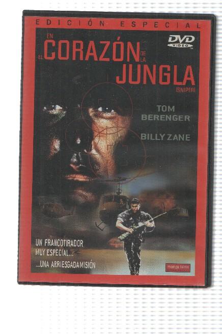 DVD pelicula: En el Corazon de la Jungla. DIrigido por Lluis Llosa con Tom Berenger, Billy Zane