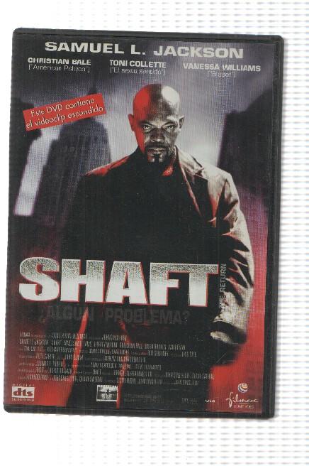 DVD pelicula: Shaft, dirigida por John Singleton con Samuel L. Jackson, Toni Collette, Vanessa Williams