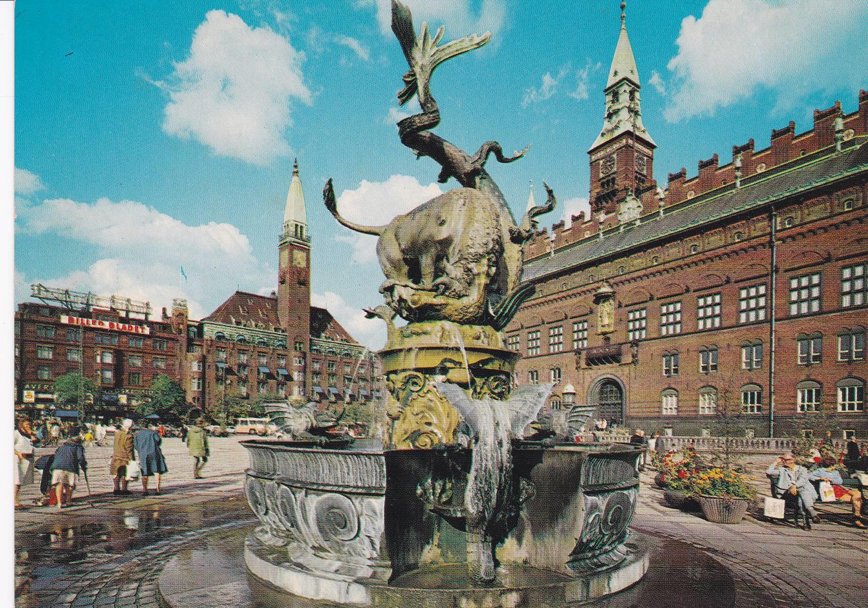 POSTAL B7107: DINAMARCA: FUENTE DEL DRAGON