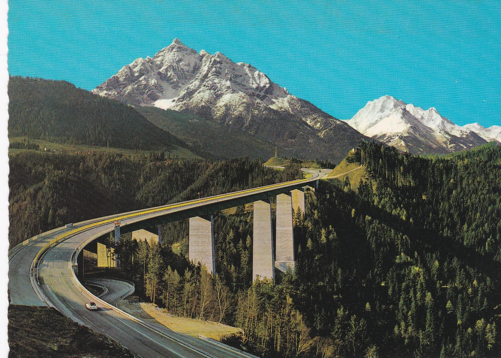 POSTAL B7110: TIROL: BRENNER AUTOBAHN