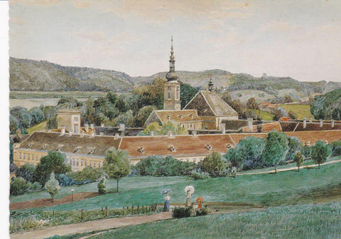 POSTAL B7120: SLIFT HEILIGENKREUUZ. ACUARELA
