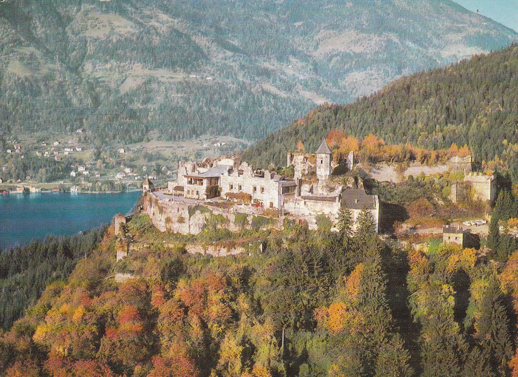 POSTAL B7123: AUSTRIA: BURGRUINE LANDSKRON