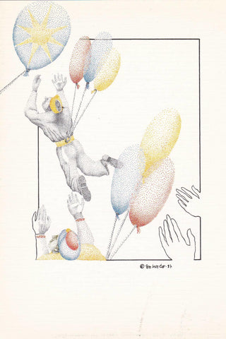 POSTAL B7133: DIBUJO PUNTILLISMO SCHEDO