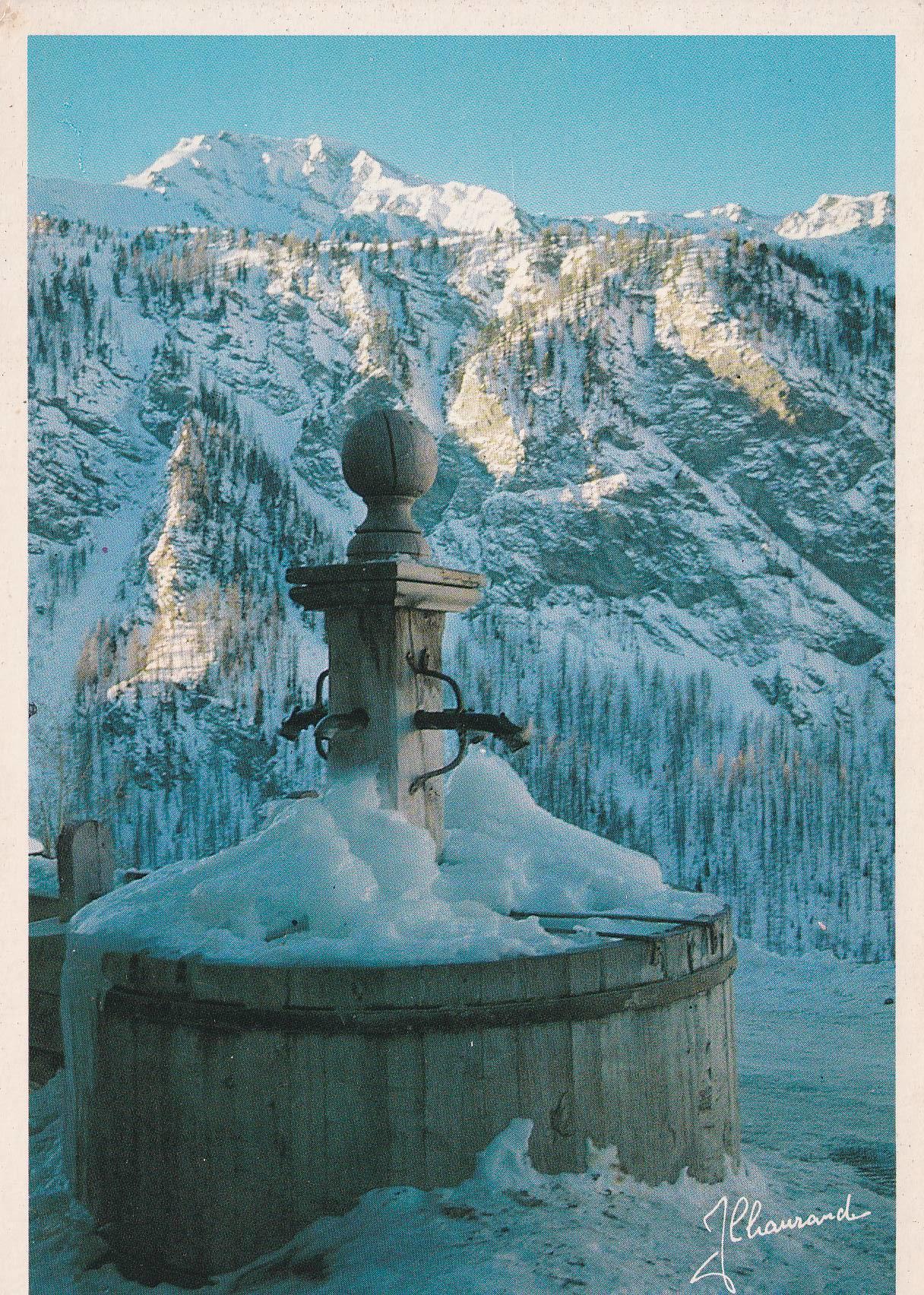 POSTAL B7170: FRANCIA: INVIERNO EN LOS ALPES