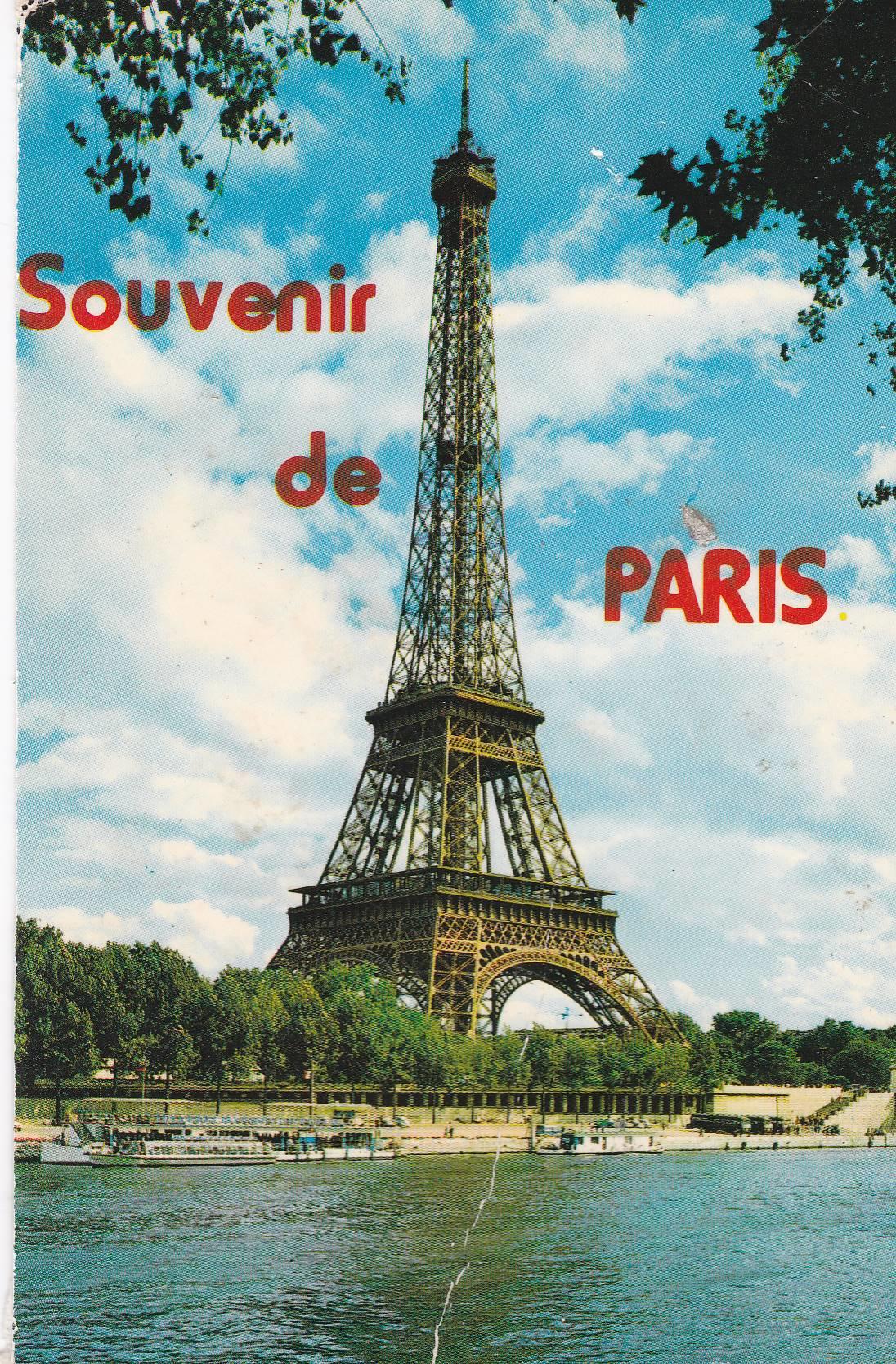 POSTAL B7182: PARIS: LA TORRE EIFFEL
