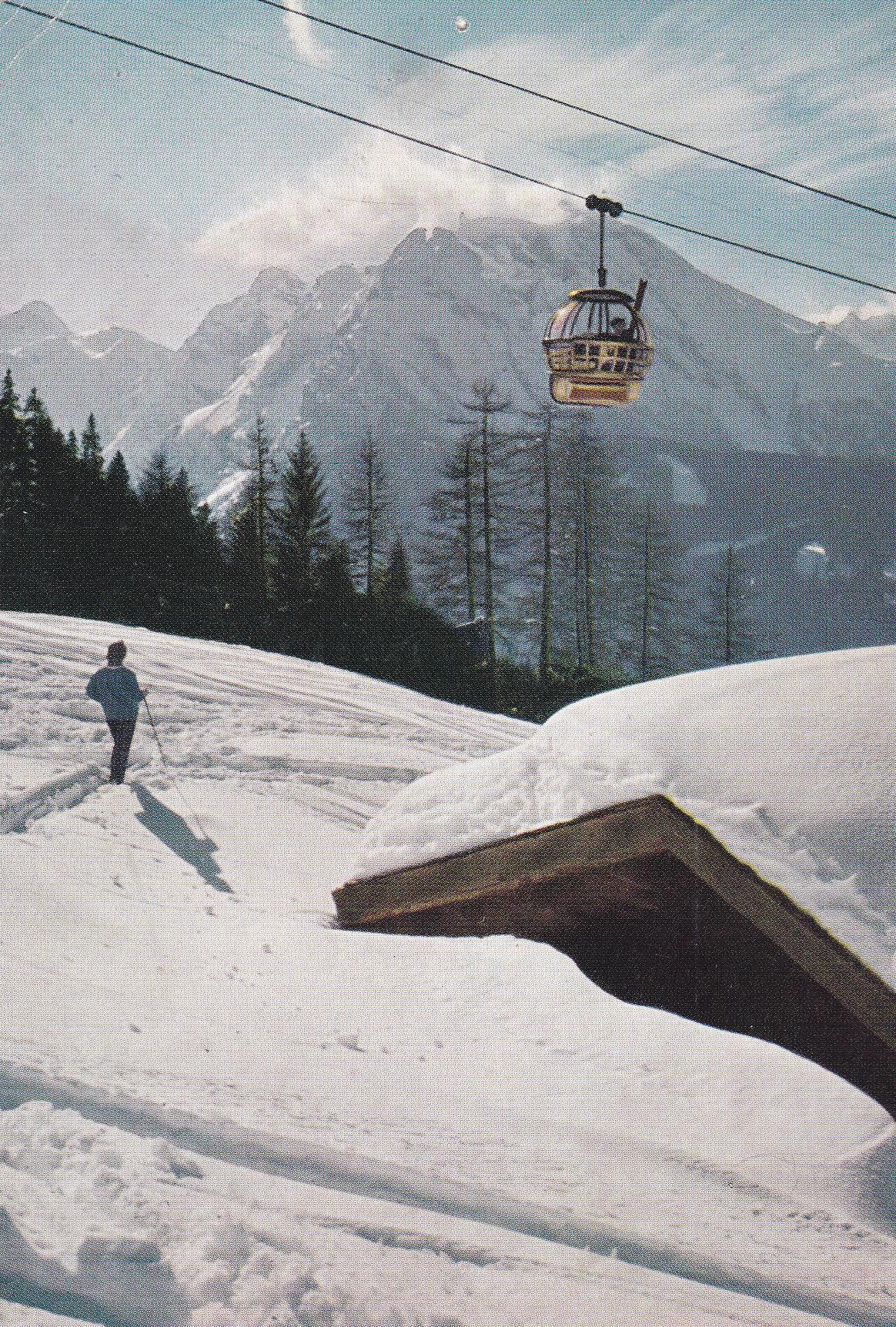 POSTAL B7186: ALEMANIA: SKIGEBIET BEI BERCHTESGADEN