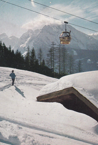 POSTAL B7186: ALEMANIA: SKIGEBIET BEI BERCHTESGADEN