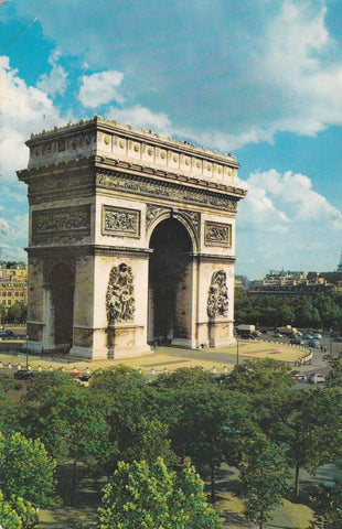 POSTAL B7188: PARIS: ARCO DE TRIUMFO