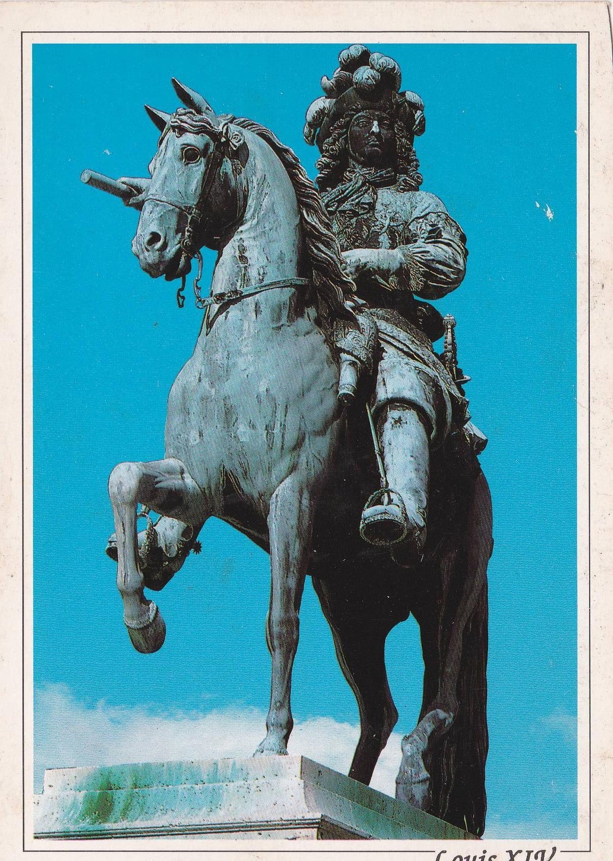 POSTAL B7218: VERSAILLES: ESTATUA ECUESTRE LUIS XIV