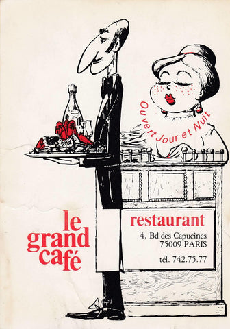 POSTAL B7224: LE GRAND CAFE