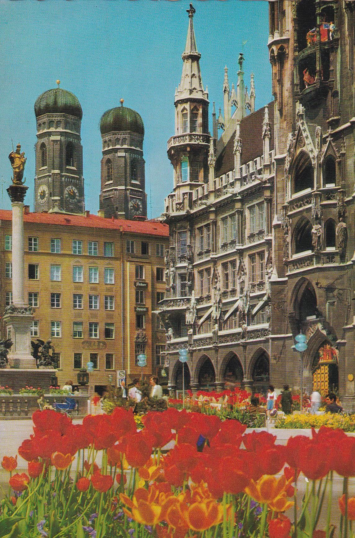 POSTAL B7233: MUNICH: MARIENPLATZ