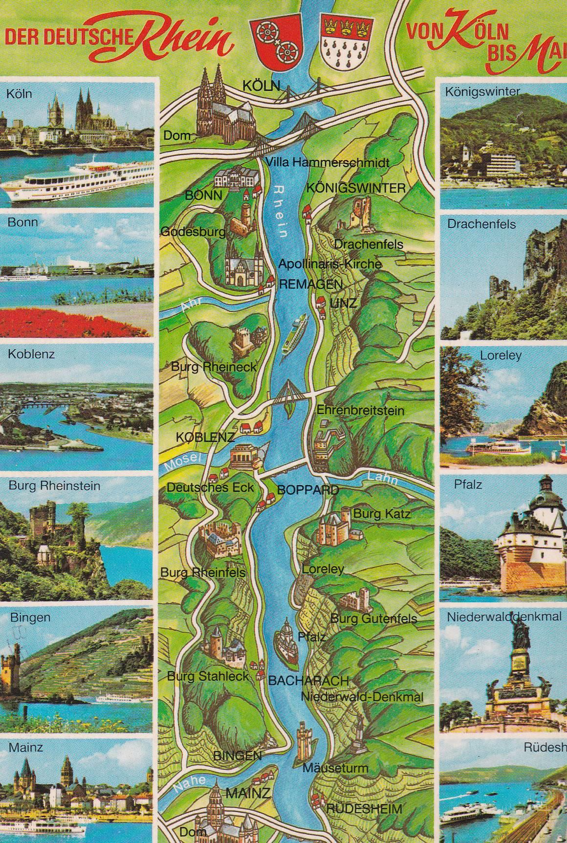 POSTAL B7238: ALEMANIA: KOLN DUSSELDORFER