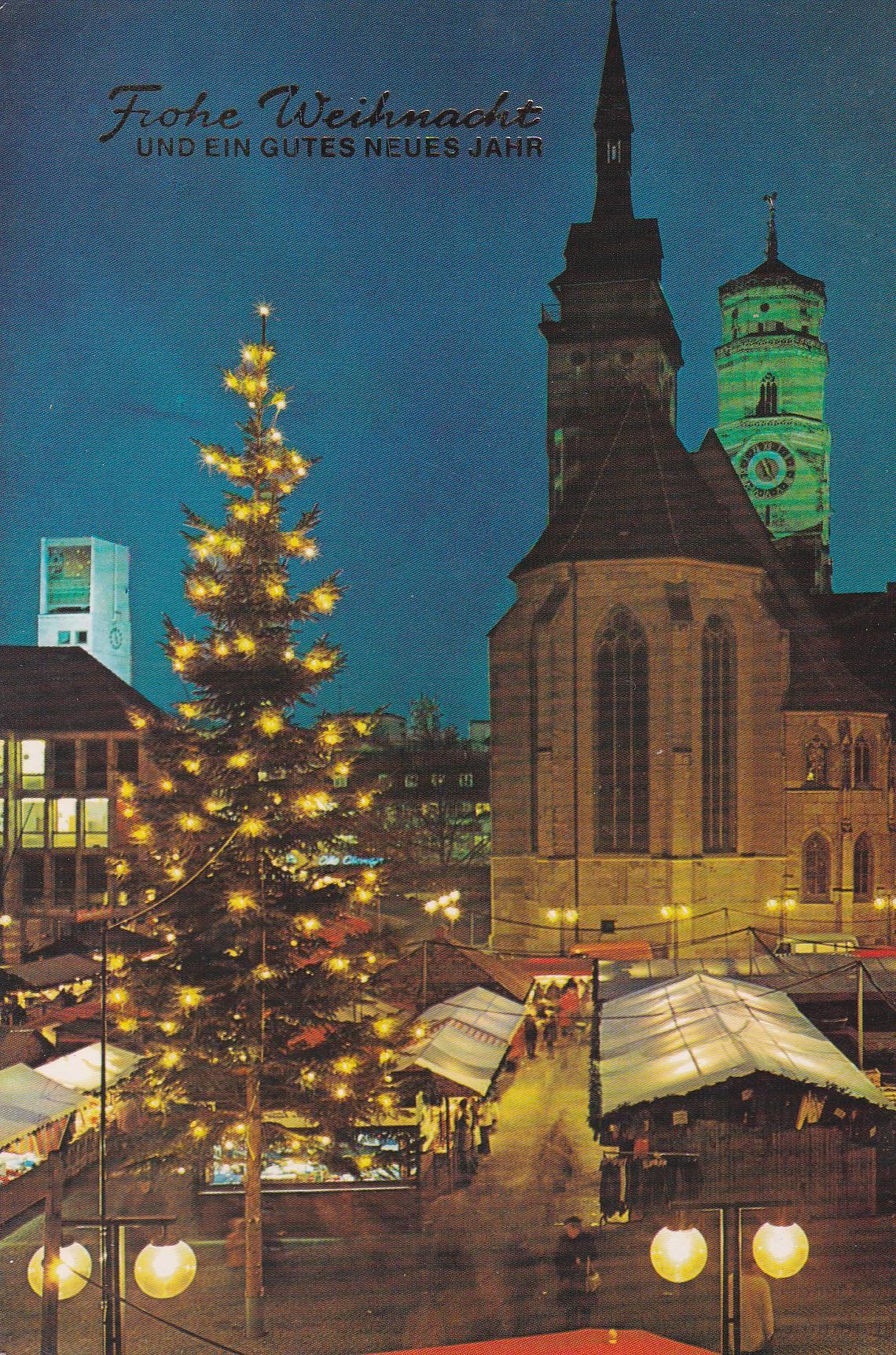 POSTAL B7241: STUTTGART: WEIHNACHTSMARKT