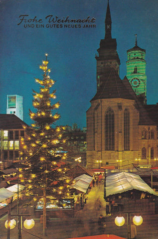 POSTAL B7241: STUTTGART: WEIHNACHTSMARKT
