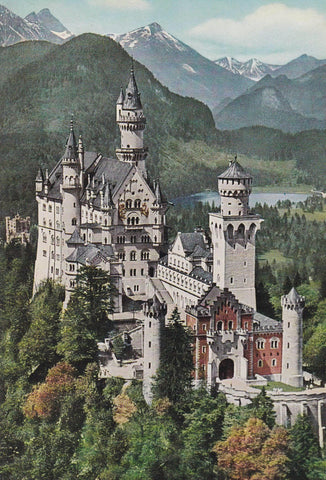 POSTAL B7245: ALEMANIA: CASTILLO DE NEUSCHWANSTEIN 