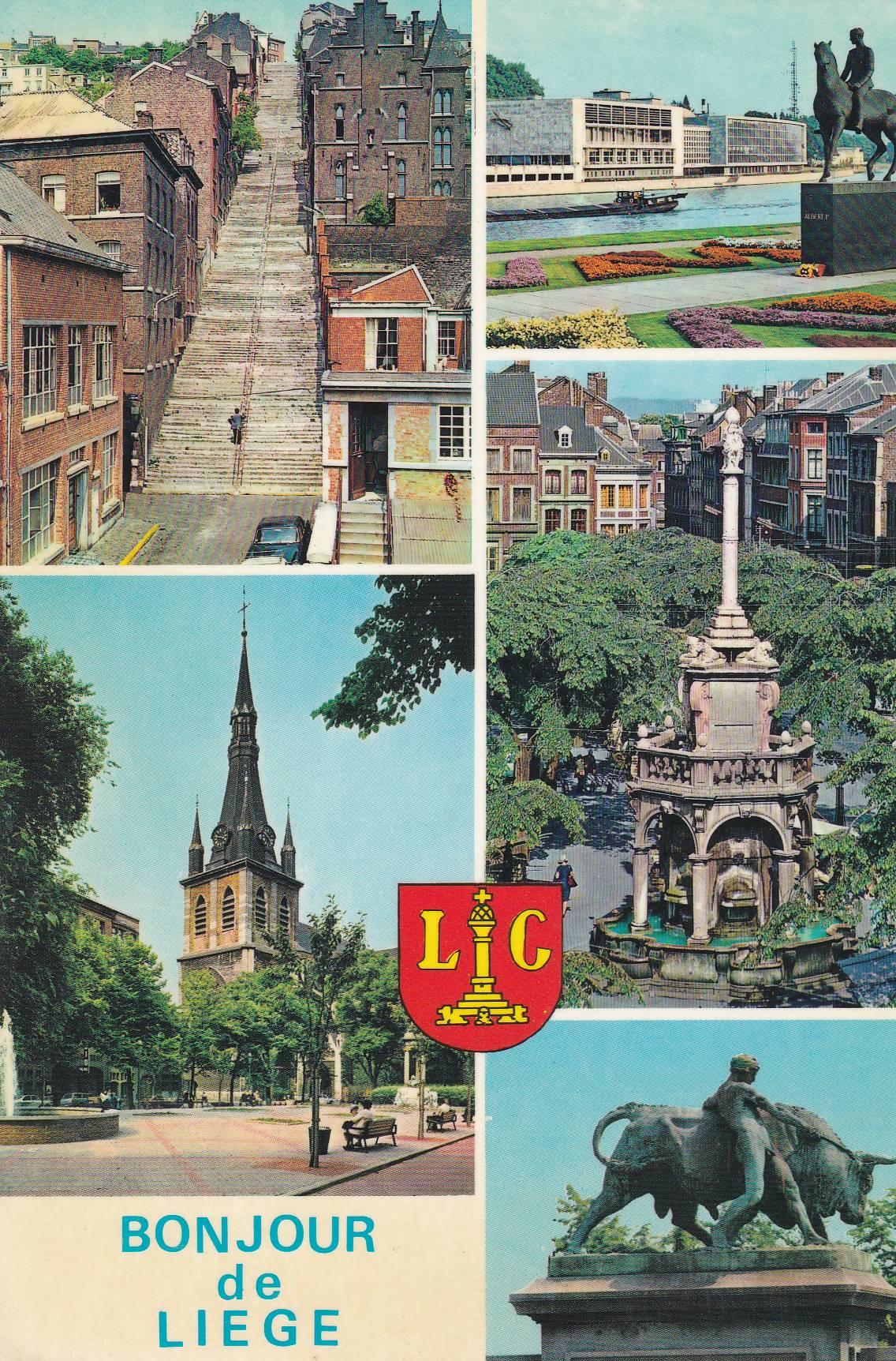 POSTAL B7279: FRANCIA: LIEGE