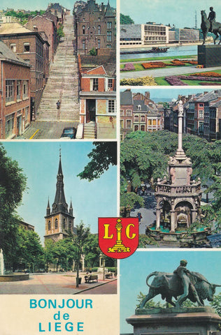 POSTAL B7279: FRANCIA: LIEGE