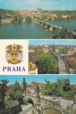 POSTAL B7281: PRAGA: DIVERSOS ASPECTOS