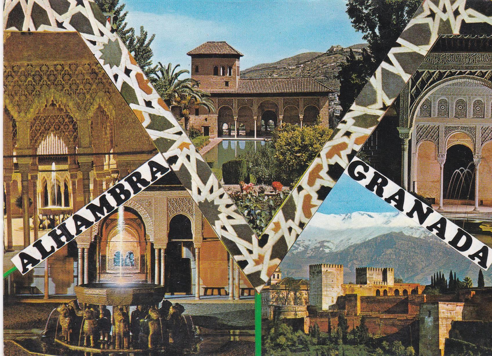 POSTAL B7328: GRANADA: LA ALHAMBRA