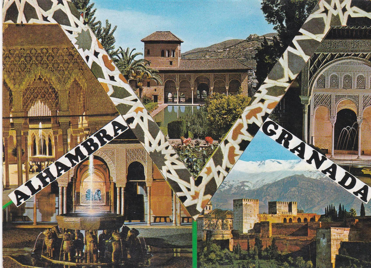 POSTAL B7328: GRANADA: LA ALHAMBRA
