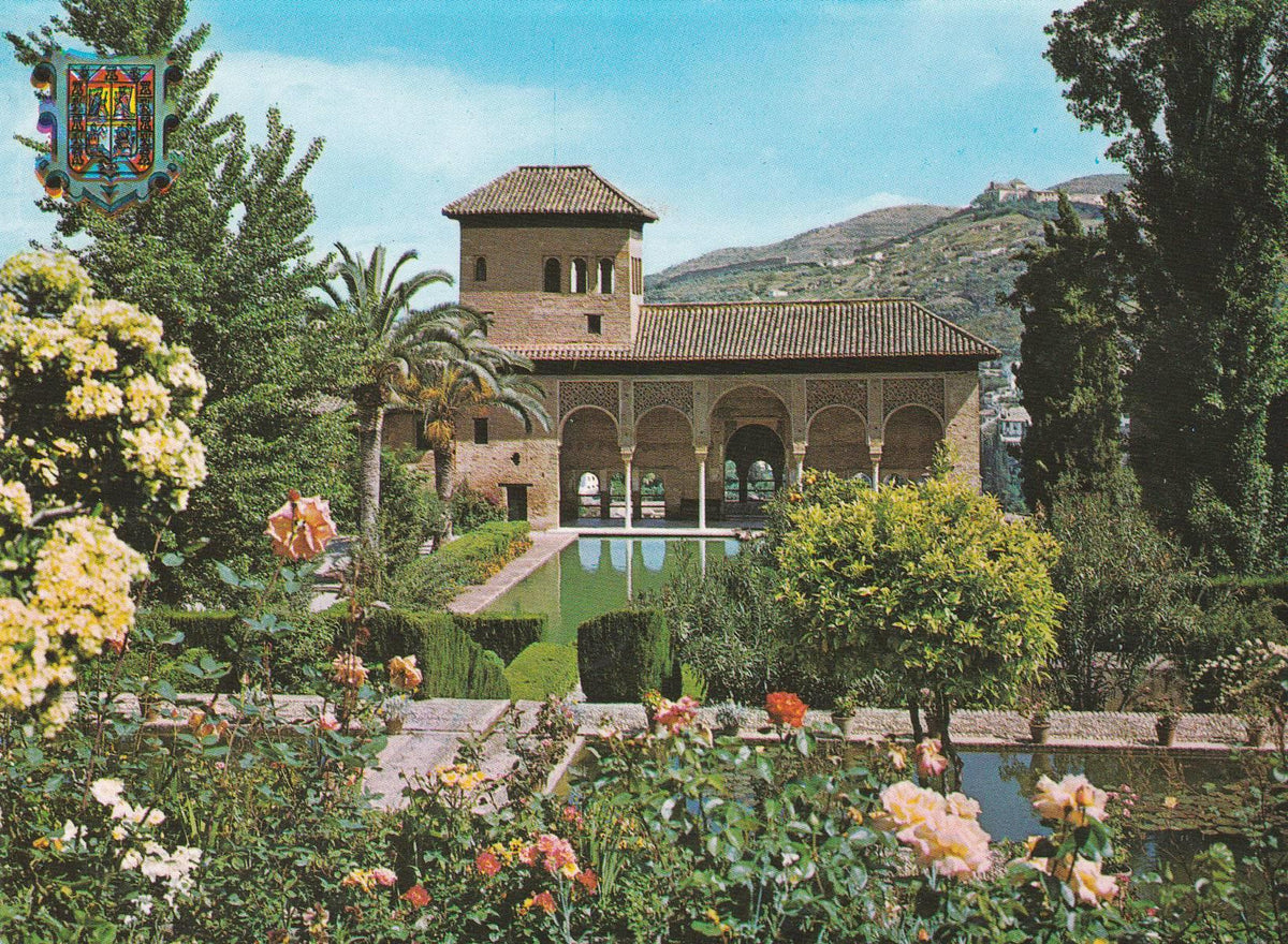 POSTAL B7329: GRANADA: LA ALHAMBRA. TORRE DE LAS DAMAS