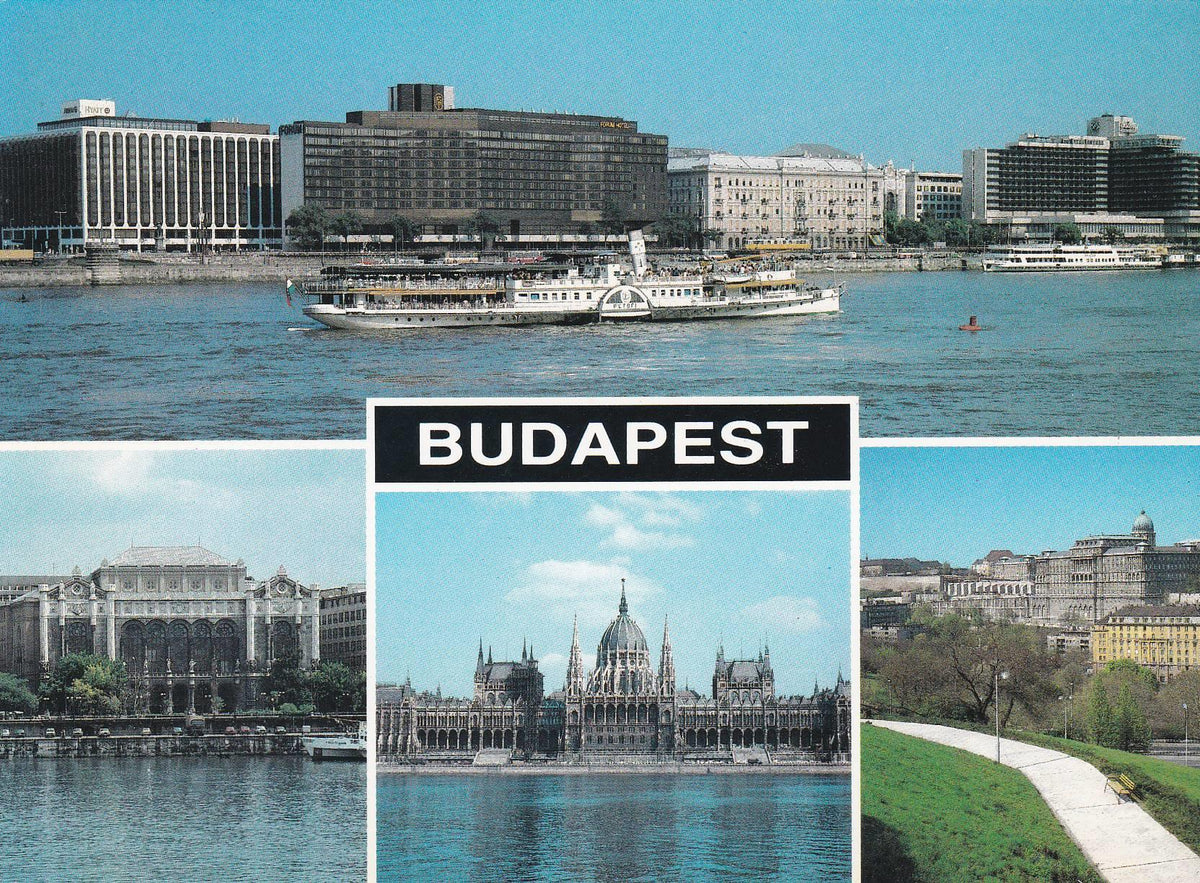 POSTAL B7351: BUDAPEST: DIFERENTES ASPECTOS
