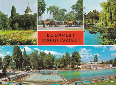 POSTAL B7353: BUDAPEST: ISLA MARGARITA