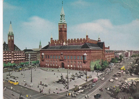 POSTAL B7373: DINAMARCA: TOWN HALL SQUARE