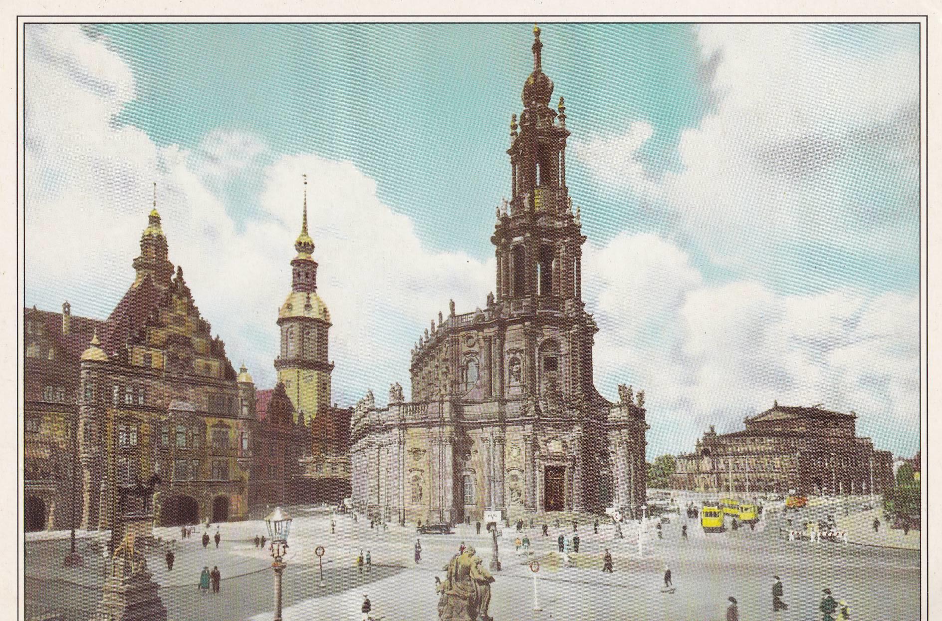 POSTAL B7389: DRESDEN: GEORGENTOR KATH