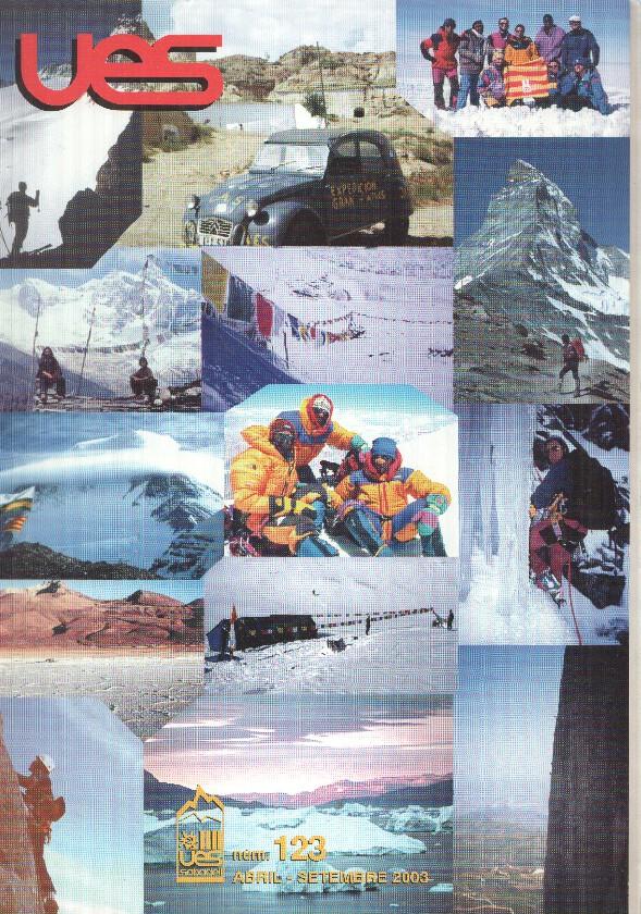 Butlleti informatiu: num 123 UES (Unio Excursionisa de Sabadell), abril-setembre 2003. Portada: Portada: Grup Alpi
