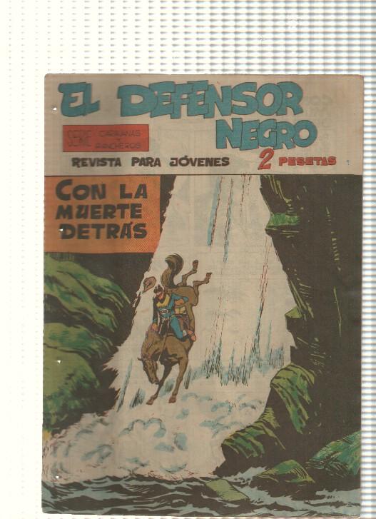 Comic: El Defensor Negro num 15 - Con la muerte detras. Serie Caravanas y Rancheros