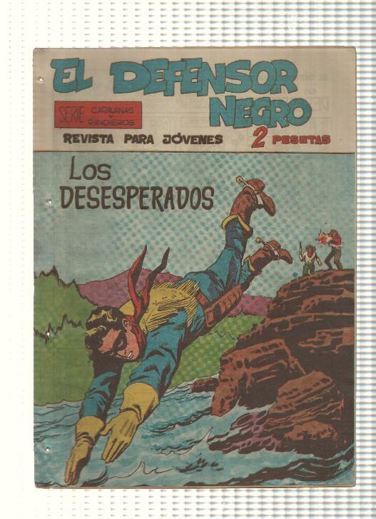 Comic: El Defensor Negro num 35 - Los desesperados. Serie Caravanas y Rancheros