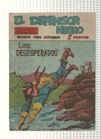 Comic: El Defensor Negro num 35 - Los desesperados. Serie Caravanas y Rancheros