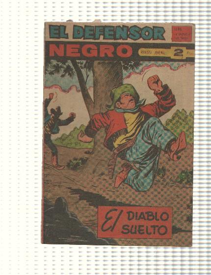 Comic: El Defensor Negro num 58 - El diablo suelto. Serie Caravanas y Rancheros