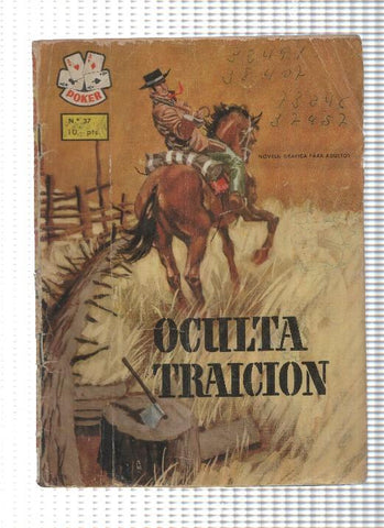 Comic coleccion Poker num 037: Oculta traicion. Novela Grafica
