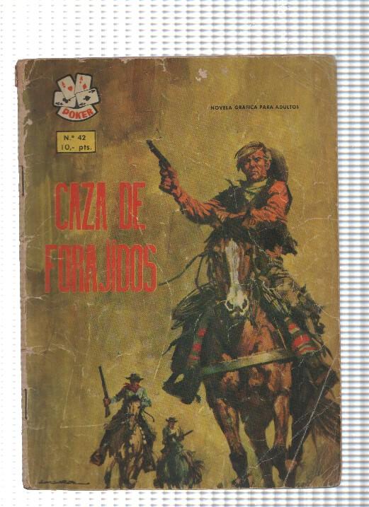 Comic coleccion Poker num 042: Caza de forajidos. Novela Grafica