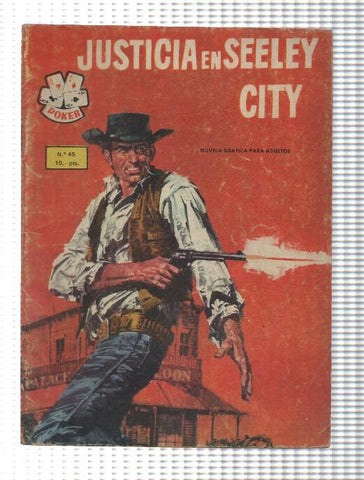 Comic coleccion Poker num 045: Justicia en Seeley City. Novela Grafica