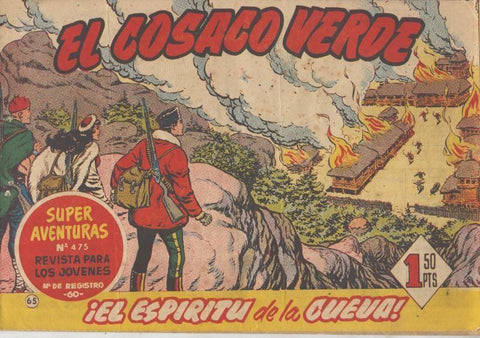 El Cosaco Verde original numero 065: El espiritu de la cueva