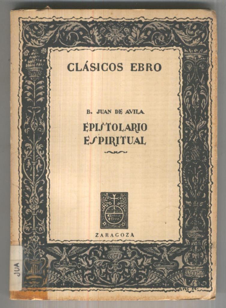 Epistolario Espiritual de Juan de Avila