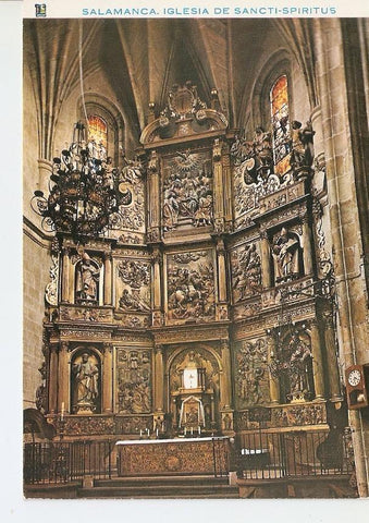 Postal 026093 : Retablo. Iglesia de Sancti-Spiritus. Salamanca