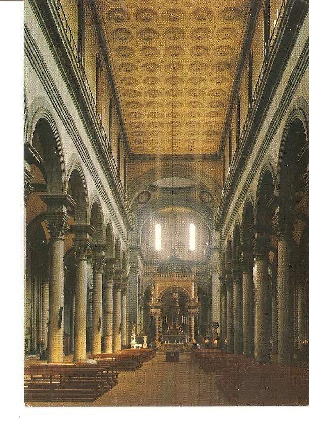 Postal 041651 : Firenze. Chiesa di Santo Spirito (Sec. XVI). Interior