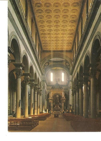 Postal 041651 : Firenze. Chiesa di Santo Spirito (Sec. XVI). Interior